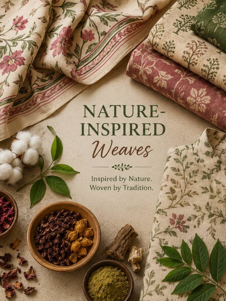 Nature-Inspired Weaves: How India's Landscapes Come Alive in Handcrafted Textiles
